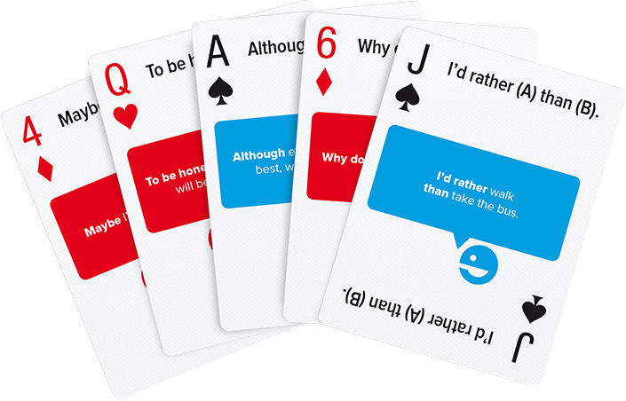 English Conversation Playing Cards